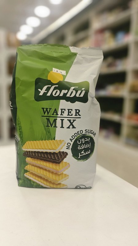 ويفر مشكل بدون سكر مضاف