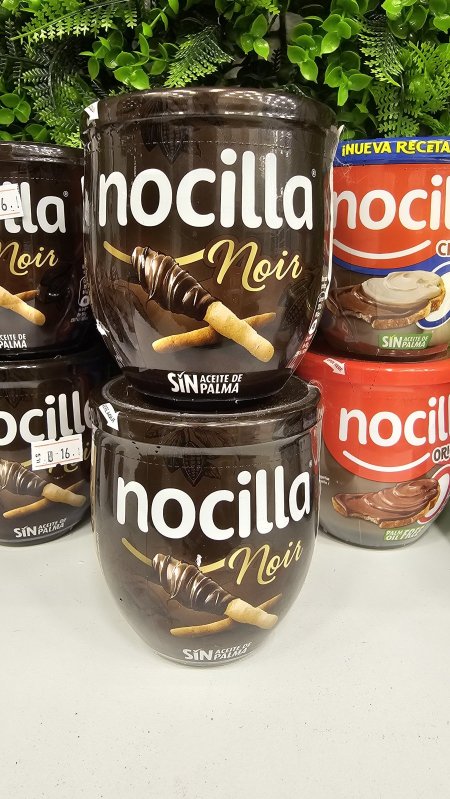 Nocilla Noir شوكولاته دهن بالكاكاو و البندق دارك