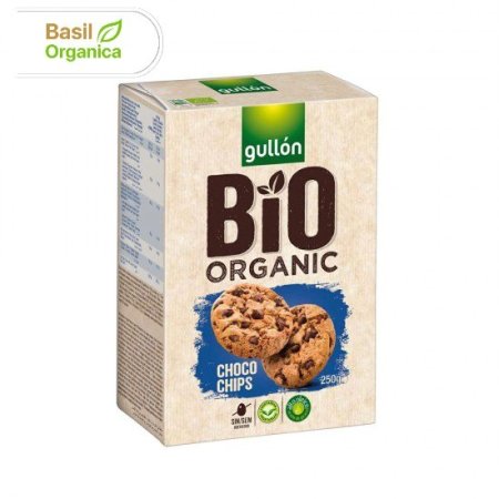 بسكويت جولون عضوي  "Gullón BiO Organic Choco Chips" بوزن 250 جرام. 