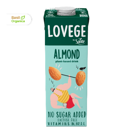 حليب اللوز النباتي "لوفيج" من سانتي (Lovege by Sante Almond Plant-Based Drink).