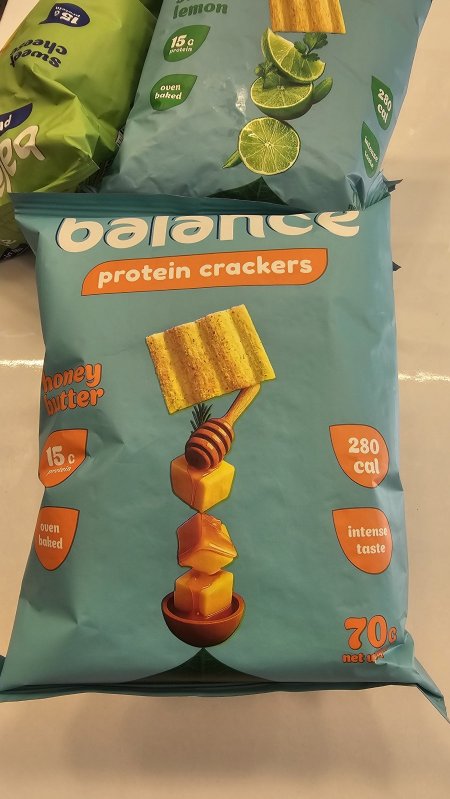 مقرمشات "Balance Protein Crackers" بنكهة العسل
