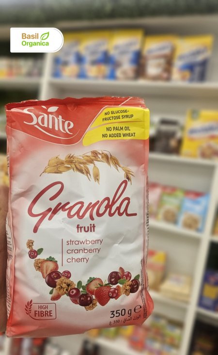 جرانولا بالفواكه 350 جرام Sante Granola fruit