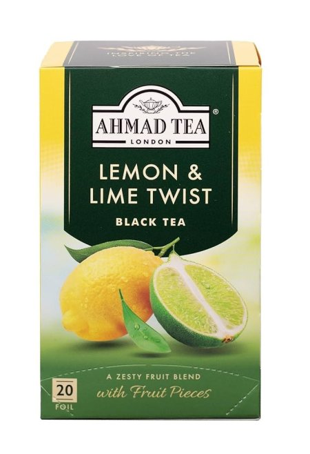 شاي "أحمد تي" بنكهة الليمون واللايم Lemon Lime Twist