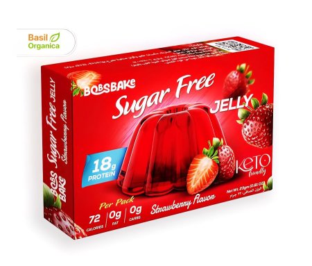 جيلي فراولة بدون سكر "Bobs Bake Sugar Free Jelly"