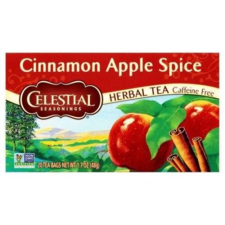 شاي أعشاب بنكهة التفاح والقرفة من Celestial Seasonings. للاسترخاء و اراحة الاعصاب