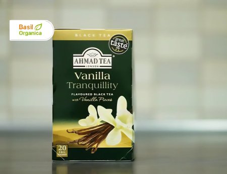 شاي أحمد بنكهة الفانيليا  (Vanilla Tranquillity Black Tea).