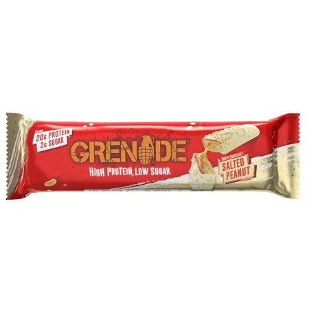 جريناد بروتين بار الفول السوداني والشوكولاتة البيضاء (Grenade Protein Bar - White Chocolate Salted Peanut