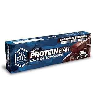 بار بروتين لايت بايت (Lite Bite) بنكهة شوكولاتة براوني. 