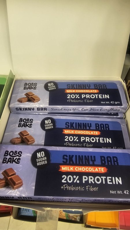 شوكولاتة الحليب "سكيني بار" من بوبس بيك - مناسب لمن يعاني من جرثومة المعدة