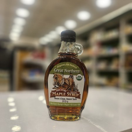 شراب قيقب عضوي نقي 100% من Great Northern. 